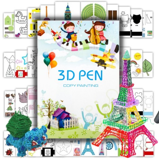 КНИГА З 3D ШАБЛОНАМИ ПЕРА 40 СТОР