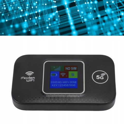 PRZENOŚNY MODEM ROUTER WIFI 4G LTE NA KARTĘ SIM BEZPRZEWODOWY ROUTER ...