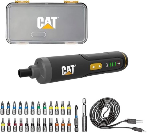 Wkrętak Akumulatorowy CAT DX1110 4V | 5Nm | LED | 1,5Ah | 26 El