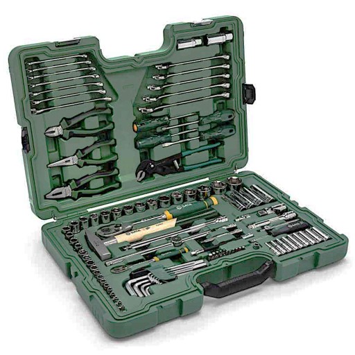Sata Zestaw 104 Elementy Kluczy Nasadowych Metrycznych 1/4" I 1/2" ST09547G