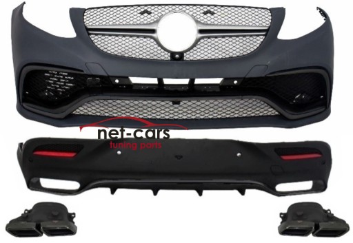 NTKTTCBMBGLEC292B - БАМПЕР ПЕРЕДНИЙ ЗАДНИЙ MERCEDES GLE COUPE C292 15 AMG B