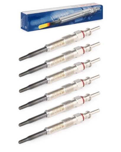 0 250 - 6x свічка розжарювання bosch bmw e46 e60 e63 e65 e70 e90 2.5 3.0 d 25d 30d 35d