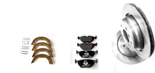 Дисковые колодки тормозных колодок зд BMW E46 вентиль