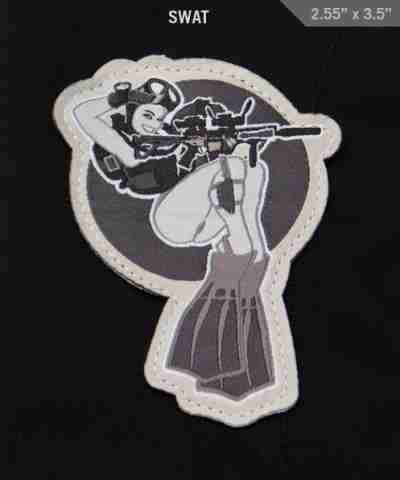 MIL-SPEC MONKEY - Моральний знак - Dive Girl - SWAT