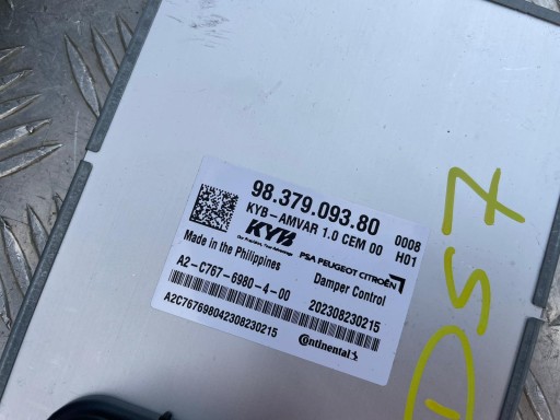 Citroen ds7 crossback controller модуль підвіски ліфт 9837909380
