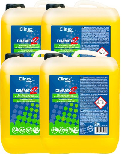 CLINEX DIMMEX2 сильная активная пена набор 4x5l