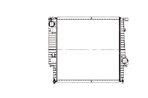 NRF-509626-ZS1 - Радиатор двигателя - система охлаждения двигателя № 1