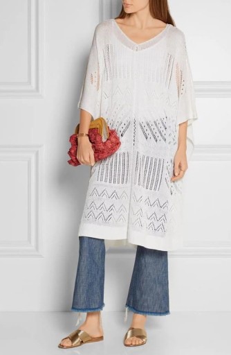 Poncho prehoz dlhý sveter Alice & Olivia veľ. M/L, XS/S