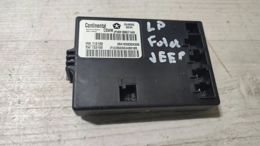 Jeep Cherokee 2015 front left computer module control unit