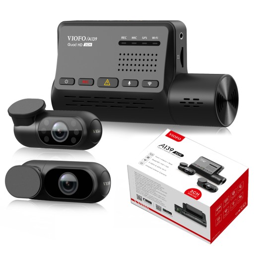 VIOFO a139 3CH GPS WiFi камера рекордер маршруту