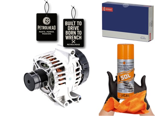 DENDAN1141#ECS-PCP+K - Генератор fiat grande punto punto punto evo 1.3d 10. #petrolhead pro+ kit4