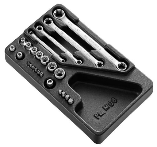 MOD.TX1A - МОДУЛЬ РАЗЪЕМОВ TORX, FACOM, FV, КЛЮЧЕЙ И БИТ