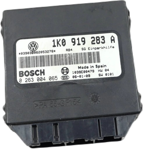 VW GOLF V TOURAN et Module Unité de contrôle Stationnement CZUJNIKOW PDC 1K0919283A