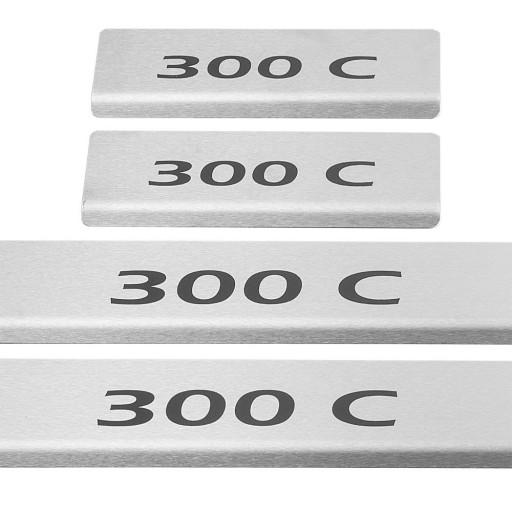 CHRYSLER 300C MK2 Накладки на пороги 300 C Нержавеющая сталь 304 Матовый черный