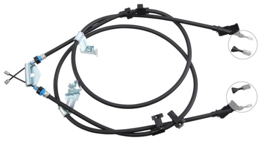 K19000 - КАБЕЛЬ РУЧНОГО ГАЛЬМА FORD FOCUS 11-