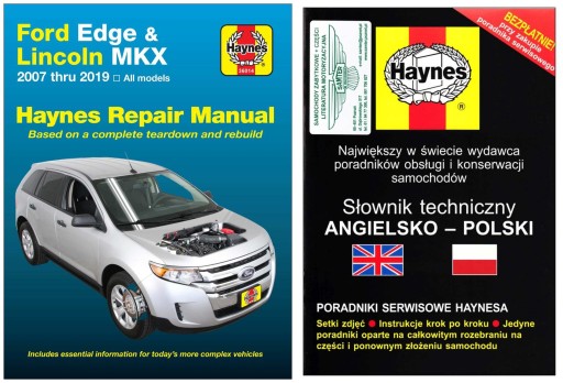 Ford Edge Lincoln MKX 2007-2019 руководство Haynes