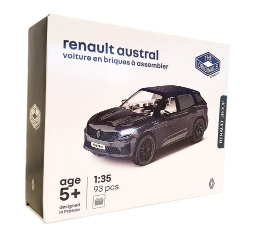 МОДЕЛЬ RENAULT AUSTRAL 1:35 СТРОИТЕЛЬНЫЕ БЛОКИ COBI 93 ЭЛЕМЕНТЫ
