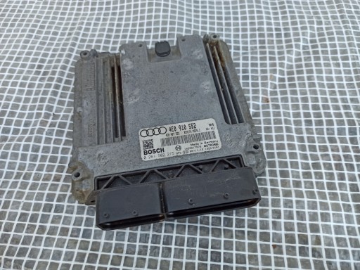 Audi a8 d3 s8 5.2 fsi v10 bsm компьютер компьютер контроллер блока управления двигателем 4e0910552