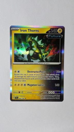 Iron Thorns (TEF 062) - 62/162 - Holo Rare - Temporal Forces