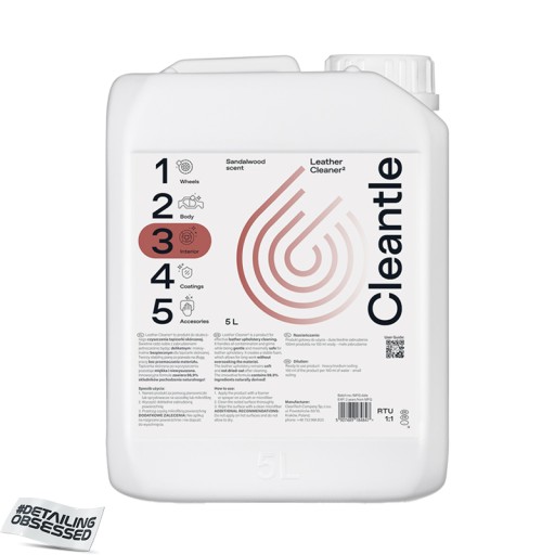 CLEANTLE Leather Cleaner 5L очищення шкіри