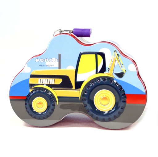 Металева тракторна скарбничка з ключем