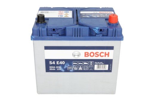 0 092 - Аккумулятор Bosch 12 В 65 Ач 650 А S4 EFB Start Stop