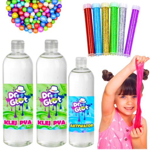 Арт-набір Slime set 6 шт + ІДЕАЛЬНИЙ ГАРДЕРОБ ЗА 5 КРОКІВ Perfektyczny_styl