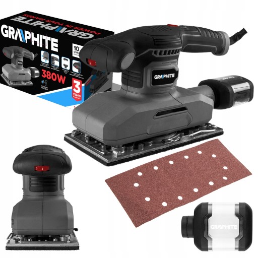GRAPHITE орбітальна шліфувальна машина 380 Вт 115x230 мм