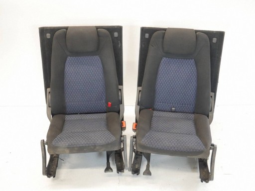 seats left right TRZECI 3 RZAD KOMPLET FORD GALAXY MK2 MATERIAL