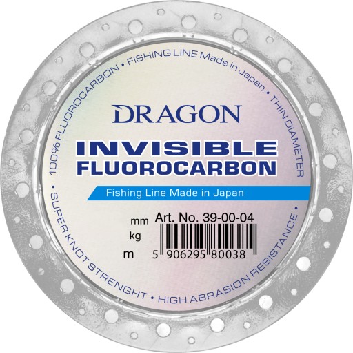 Волосінь Dragon Invisible Fluorocarbon 0,18 мм х 20 м