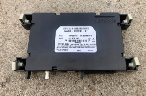 6W83-10D893-AF 6W8310D893AF - Модуль bluetooth контролера jaguar xk ii xkr x150