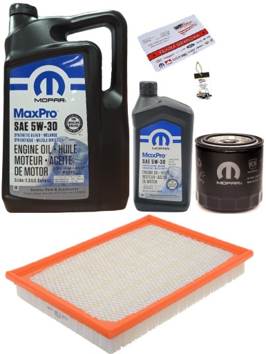 MOPAR 5W30 + ФИЛЬТРЫ JEEP GRAND CHEROKEE 4.7 05-09