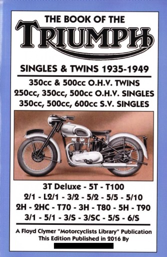 Triumph 1935-1949 руководство по техническому обслуживанию и экспл
