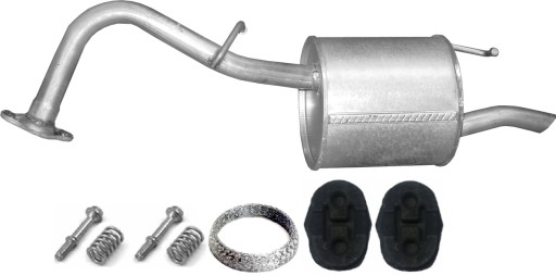 26.177 - Toyota YARIS 1.0 2005 - 2012 52KW глушитель