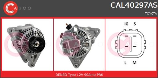 Генераторы переменного тока casco cal40297as