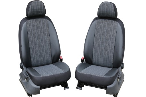 Толстомерные чехлы на автомобильные сиденья TOYOTA PROACE CITY VAN 1+1