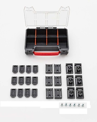 Upevňovací prvky pro řady ONE, PRO, PRIME – Qbrick System Custom Connectors SET 1