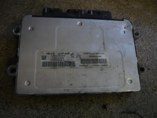 9664679080 8023448907 - Комп'ютерний контролер двигуна j34p-aae peugeot 206