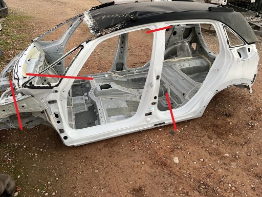 HONDA JAZZ V 5 2021 РАМА ЛЕВАЯ СТОЙКА КВАРТАЛ