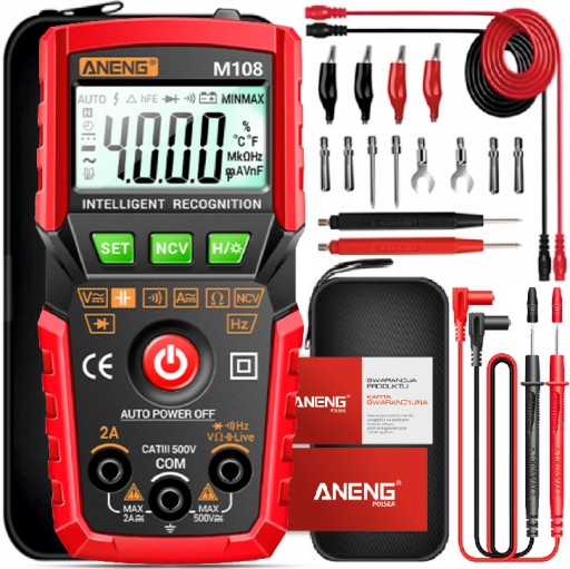 AUTOMATICKÝ MULTIMETER ANENG M108MAX PRO