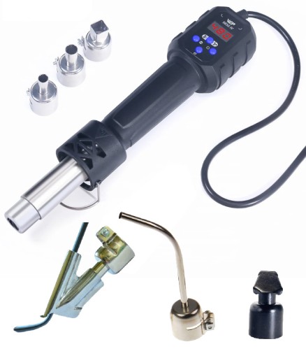 WEP 8858-IV ПОРТАТИВНЫЙ АППАРАТ ДЛЯ СВАРКИ ПЛАСТИКА + 3 НАСАДКИ, ЧУШОК, УТЮГ