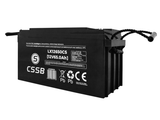 Ps необслуживаемый аккумулятор sla 12 в 65 ач #lx12650cs