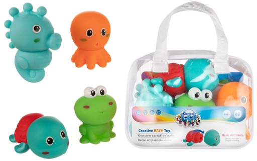 Набір іграшок для купання Canpol Ocean 4 шт