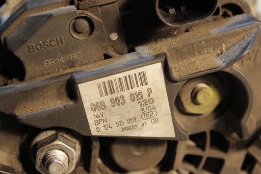 Генератор audi a4 (8ec, b7) 06b903016p 2.0l бензин 96kw 2006 р.в.