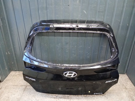 Задняя дверь hyundai kona 17r черный