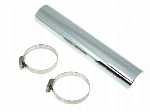 00-12504B - Хромована кришка глушника вихлопної труби 25,5 см