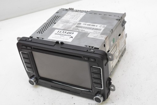 RADIO radio CD NAVI bildschirm, 1T0035680A VW PASSAT B6 05-10