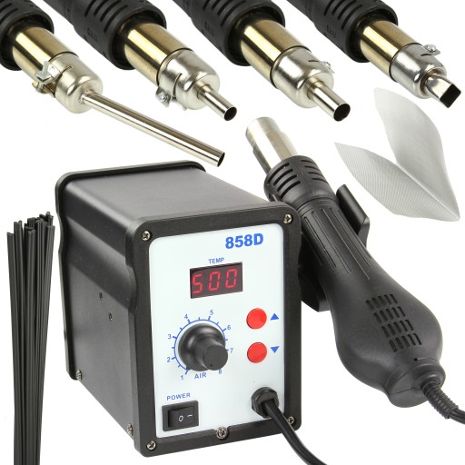 ПАЯЛЬНАЯ СТАНЦИЯ WELDING 858D HOT AIR HOT AIR 700W