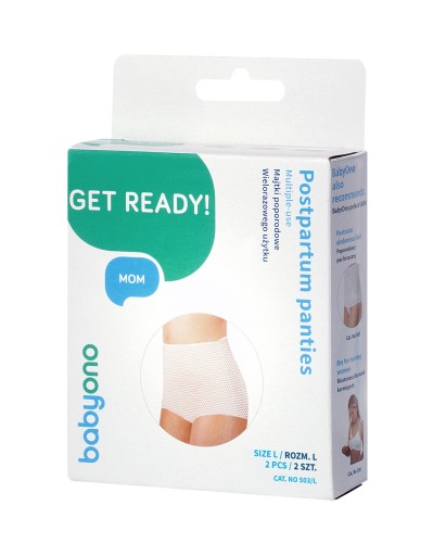 Багаторазові сітчасті післяпологові трусики Babyono L
