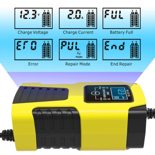 Для акумулятора автомобільний зарядний пристрій інтелектуальне